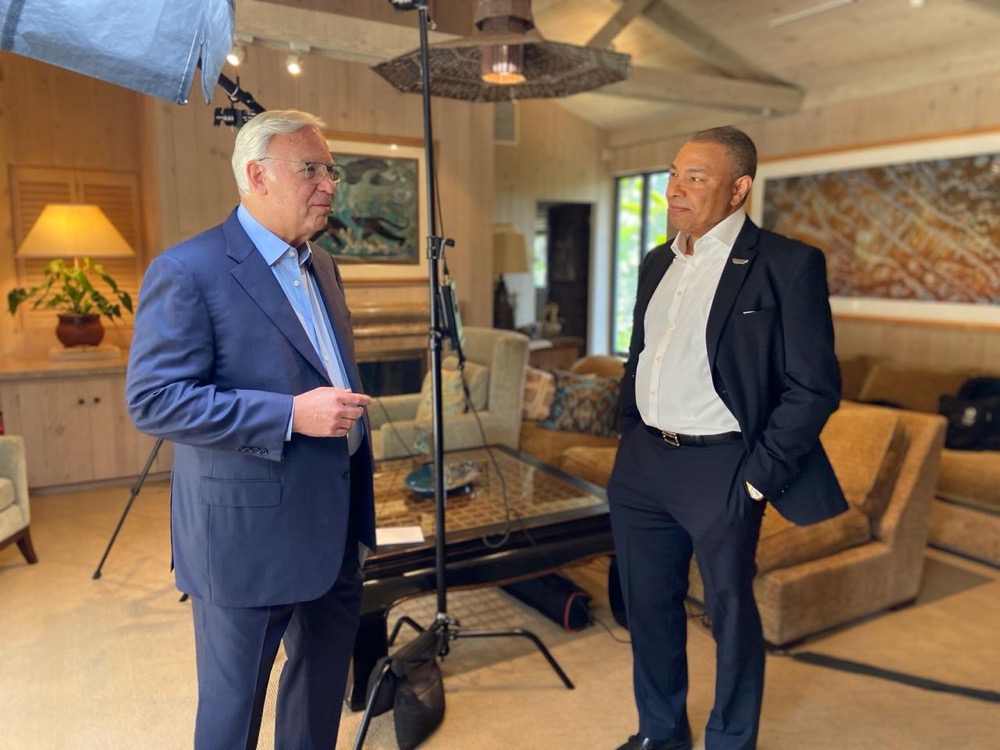 Ayo Olaseinde with Jack Canfield